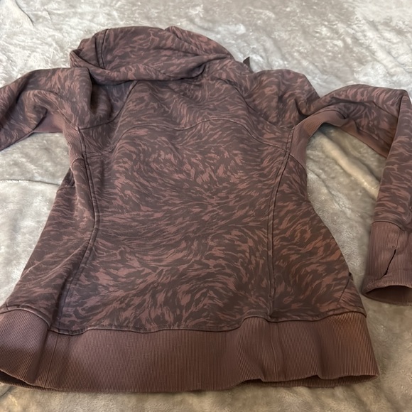 Athleta triumph hoodie jacket in smoked almond - Picture 7 of 7
